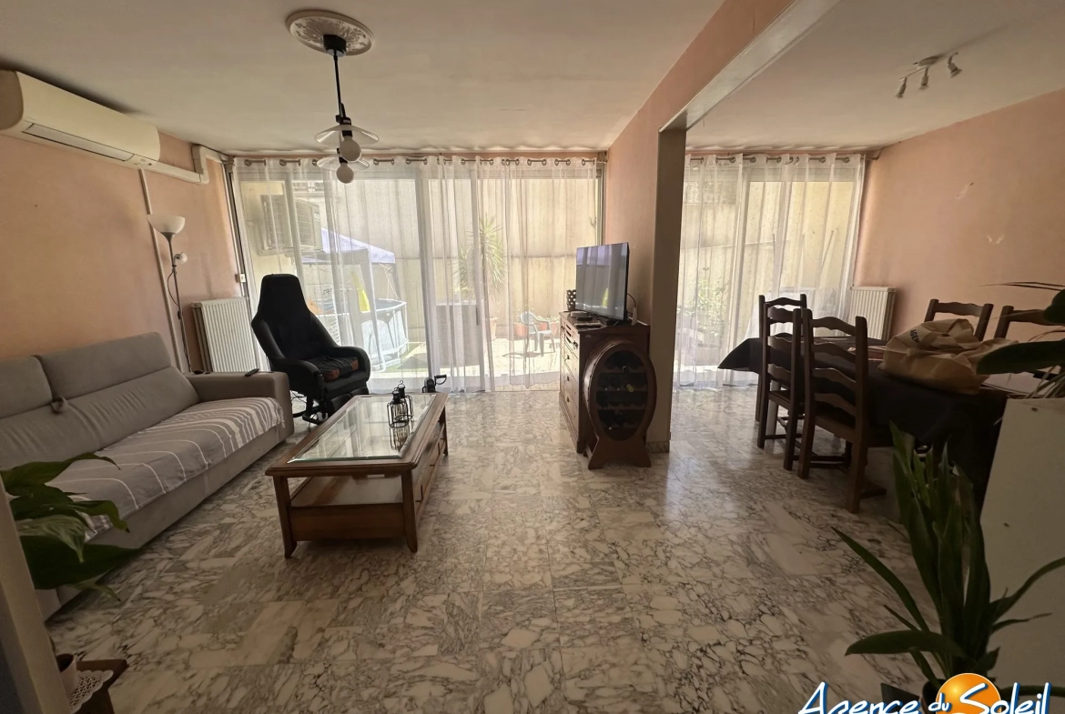 Appartement T3 avec terrasse à Béziers – Spacieux et lumineux 