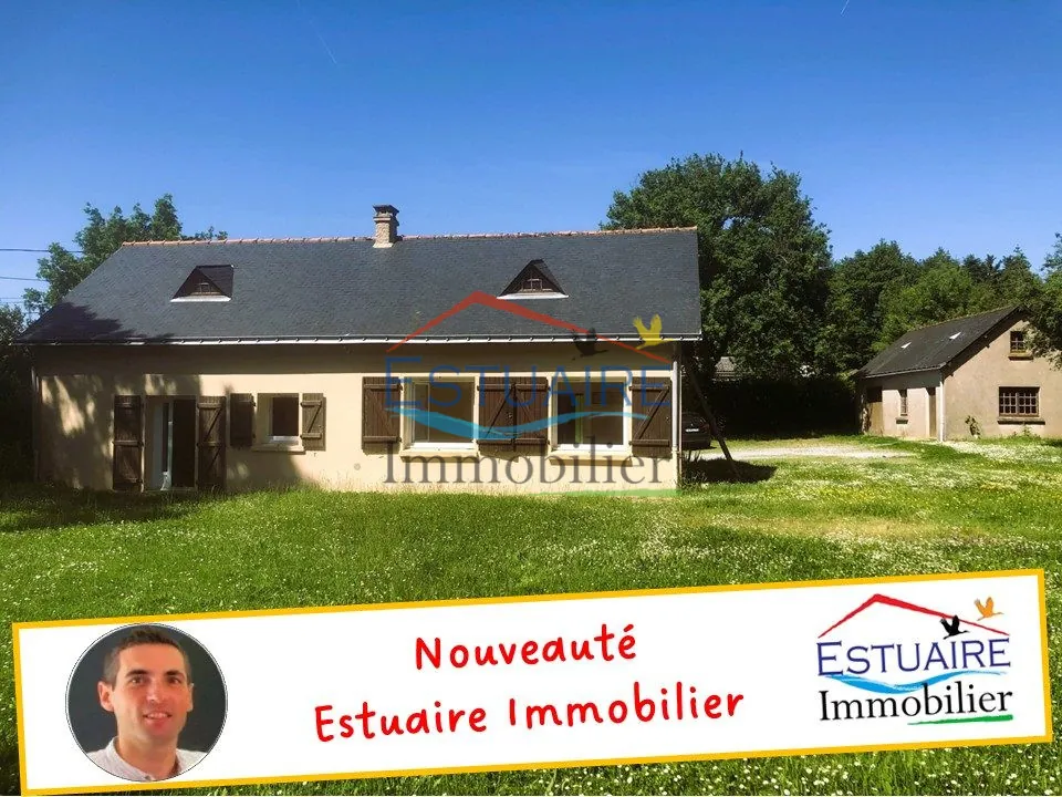 Maison à vendre avec 2 chambres, garage et jardin à Saffré - Nantes 