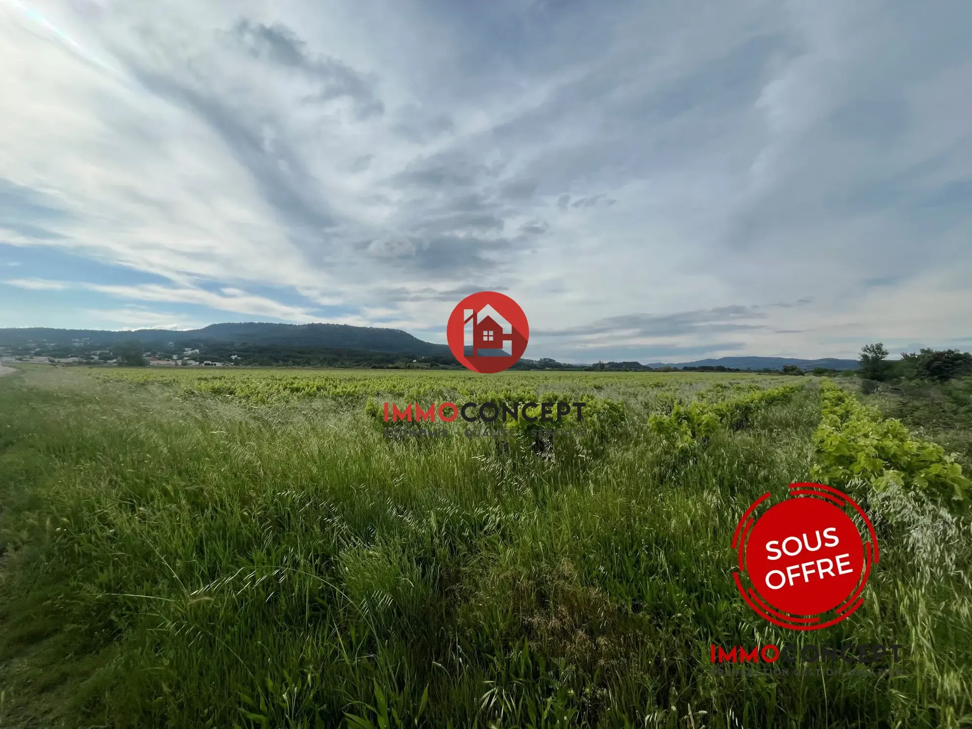 Terrain agricole à vendre à Laudun-l'Ardoise - 4500 m² 