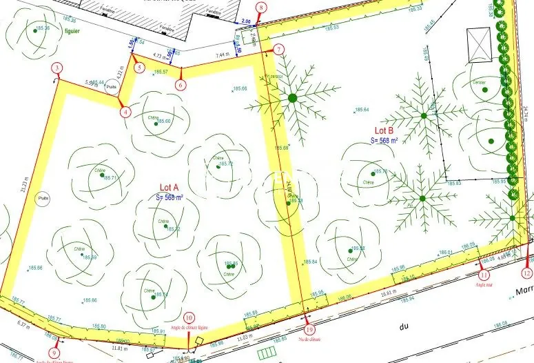 Terrain constructible à vendre à Albi, secteur calme et recherché 