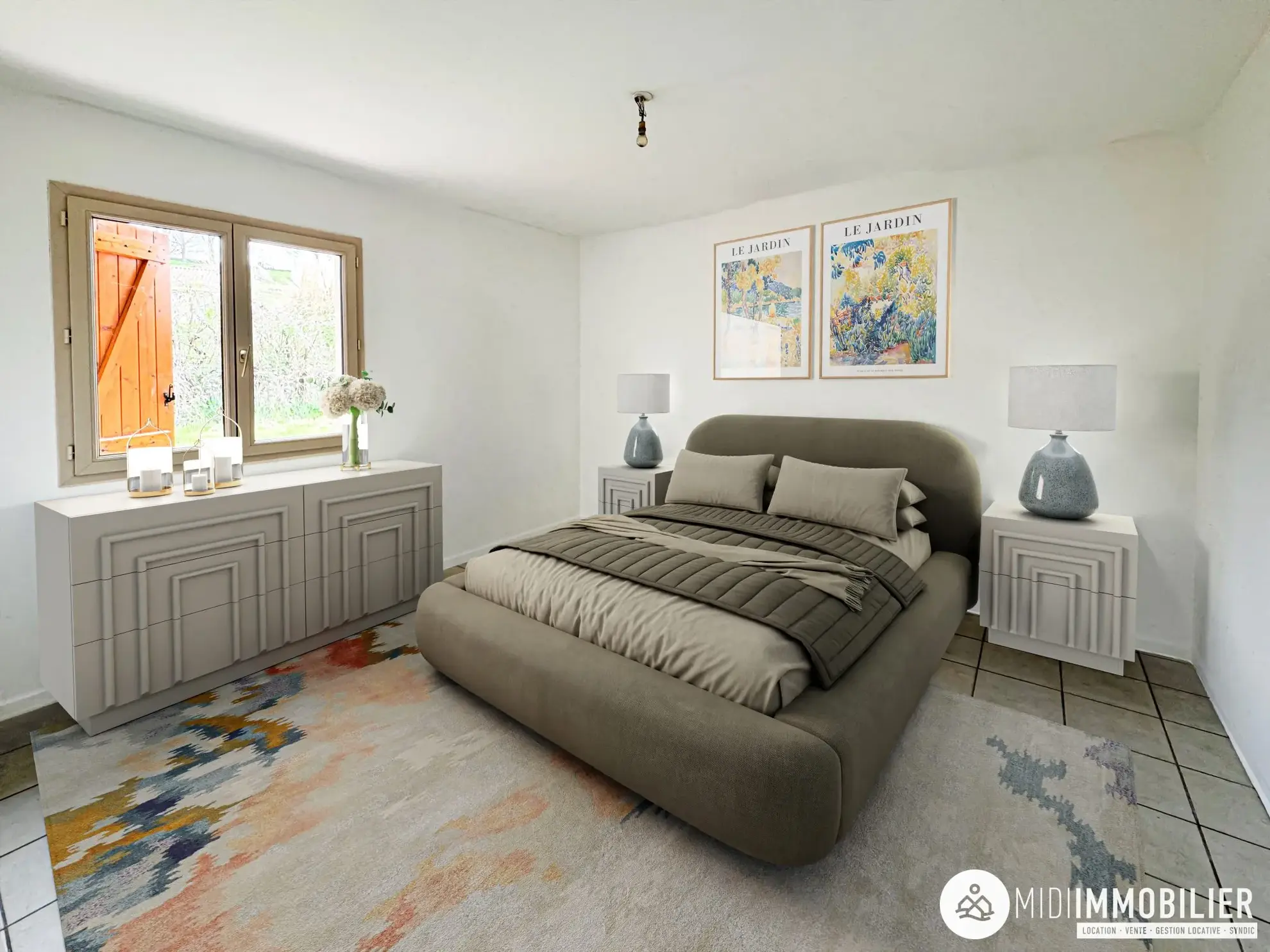 Maison de campagne rénovée à Monestiés – 103 m² avec grand terrain et garage 