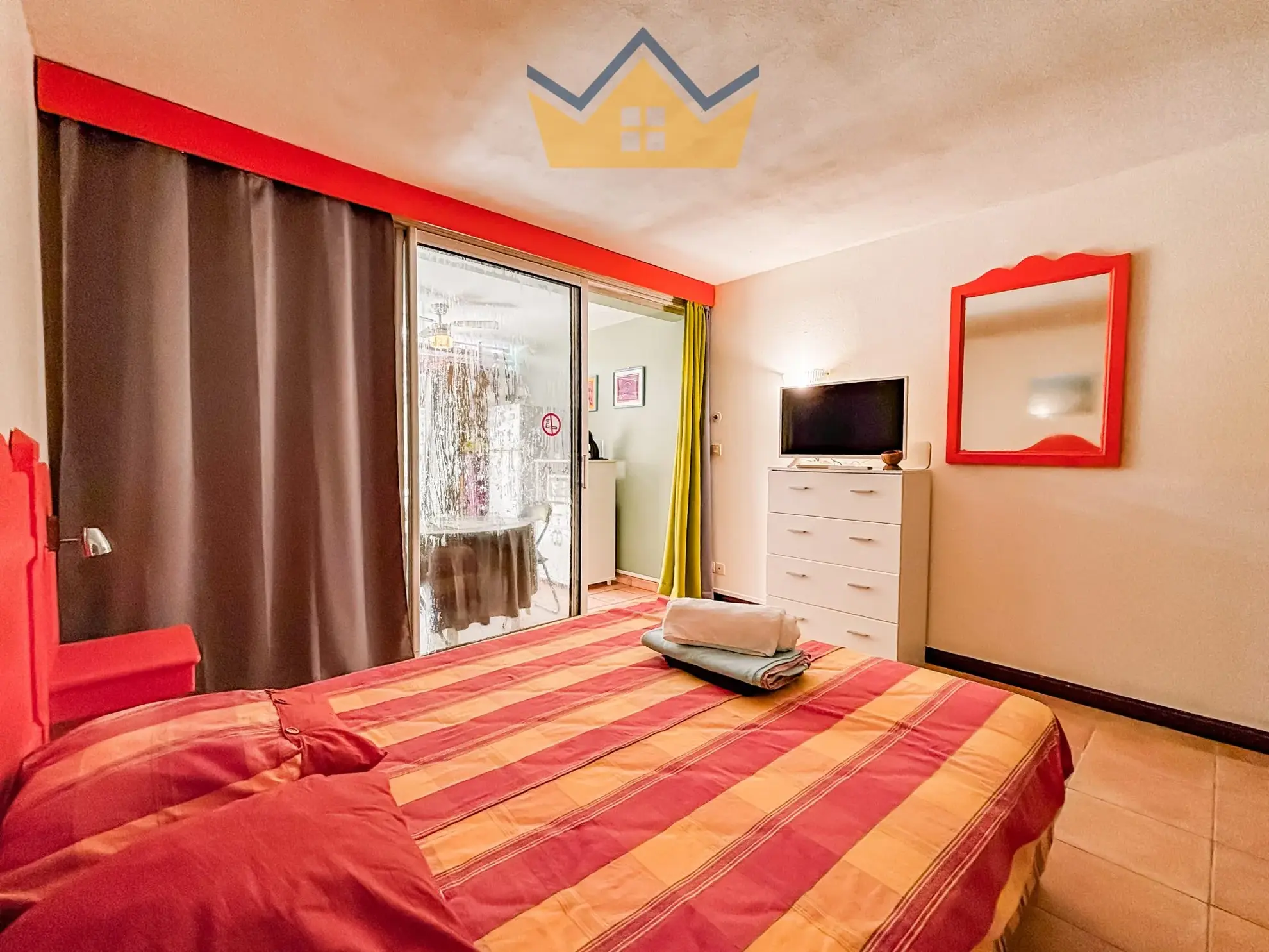 Appartement T1 meublé à Sainte-Anne en Martinique avec terrasse et jardin 