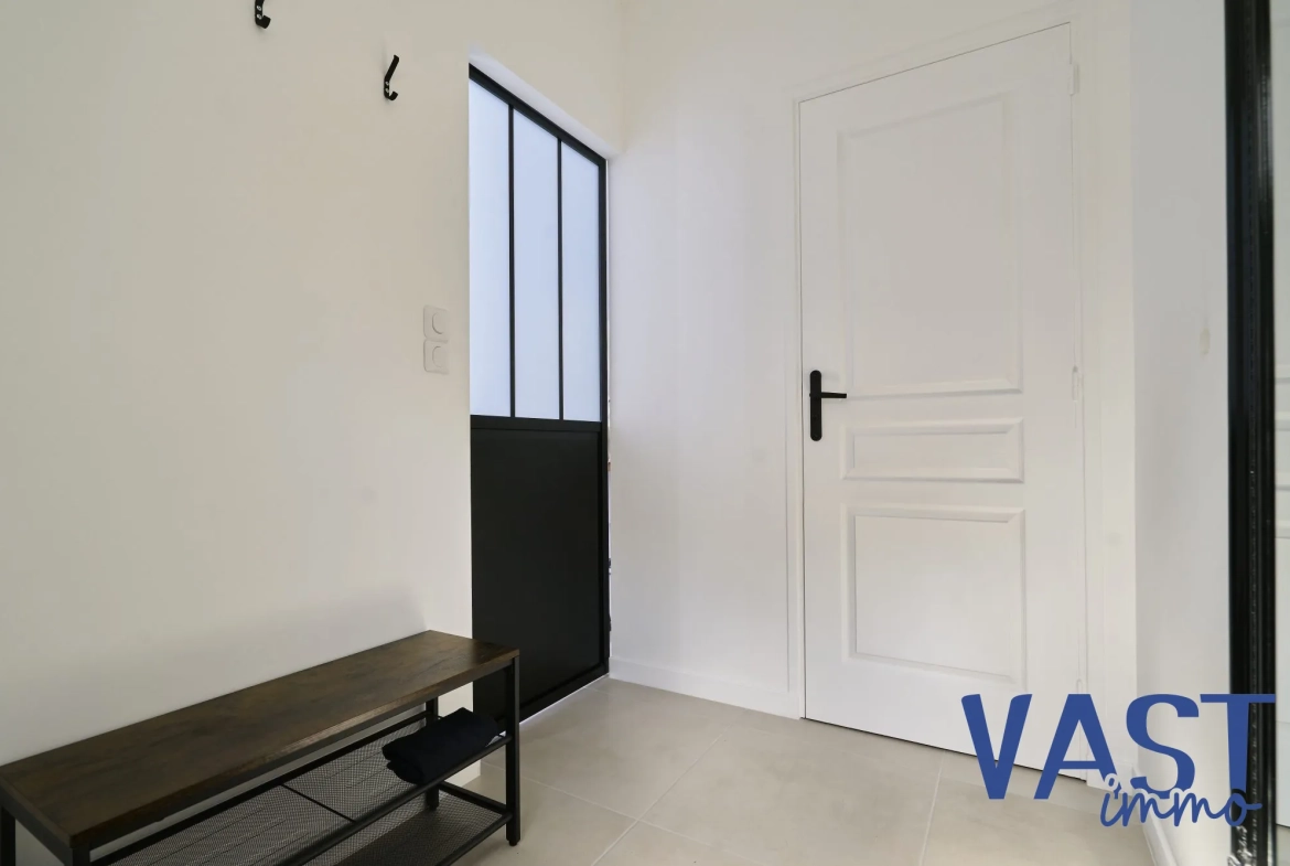Maison ancienne rénovée avec 3 chambres, terrasse et jardin à Wattrelos 