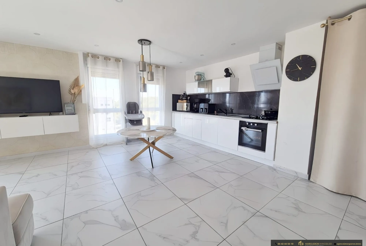 Appartement 3 pièces à vendre à Port-de-Bouc – 70 m², parking, rénové 