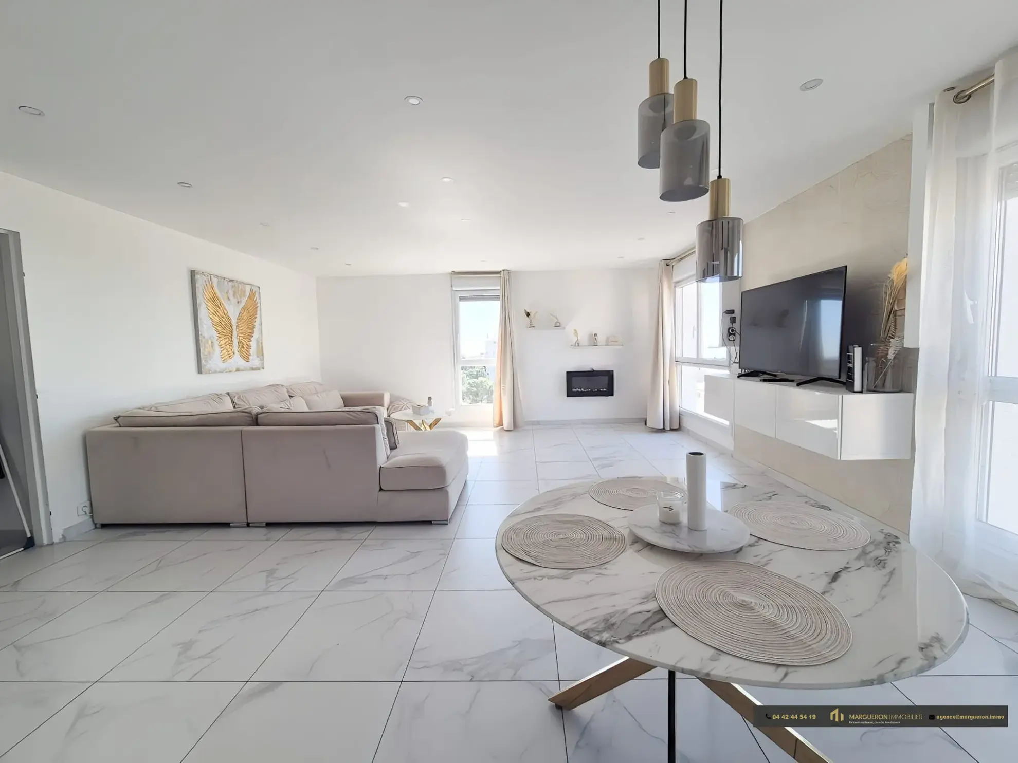 Appartement 3 pièces à vendre à Port-de-Bouc – 70 m², parking, rénové 