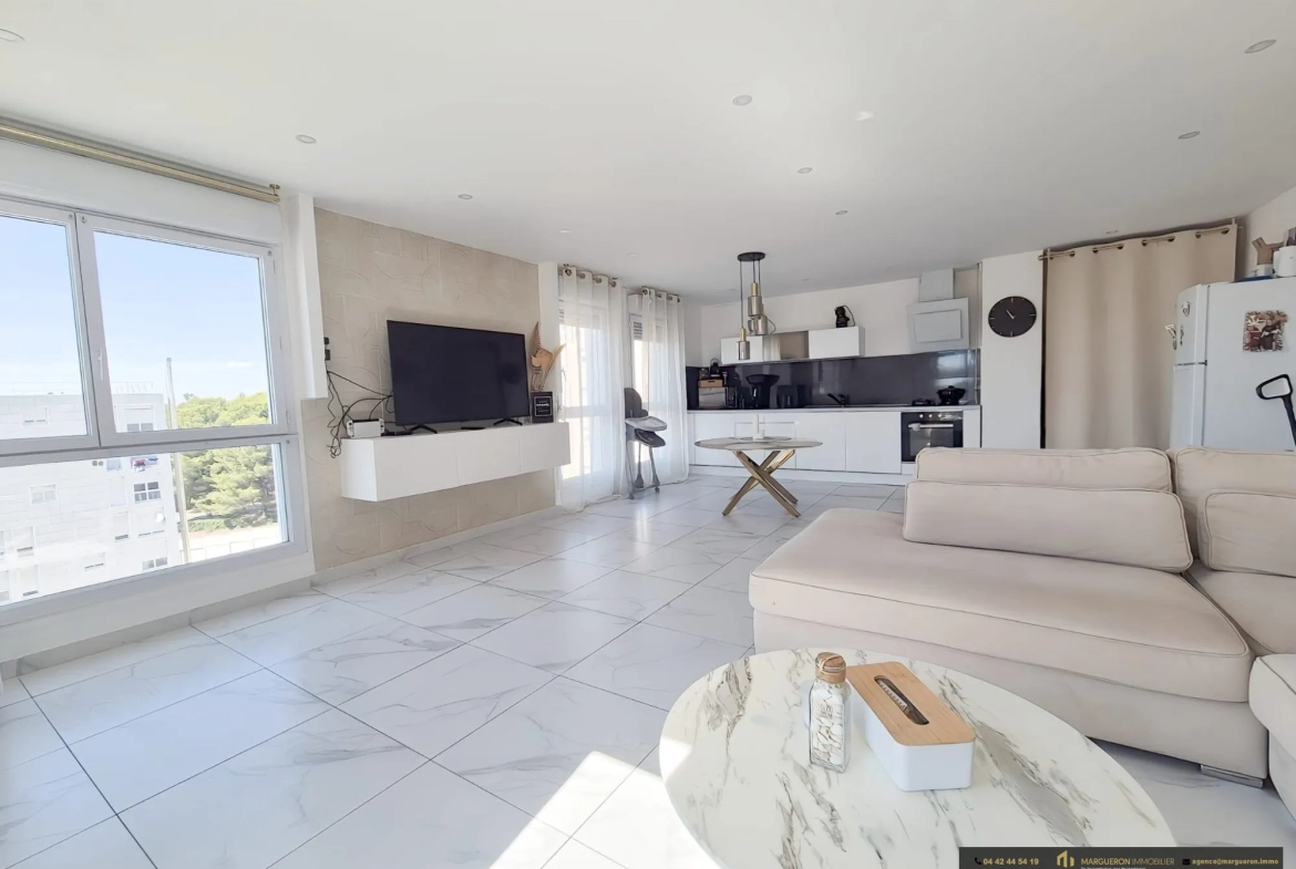 Appartement 3 pièces à vendre à Port-de-Bouc – 70 m², parking, rénové 