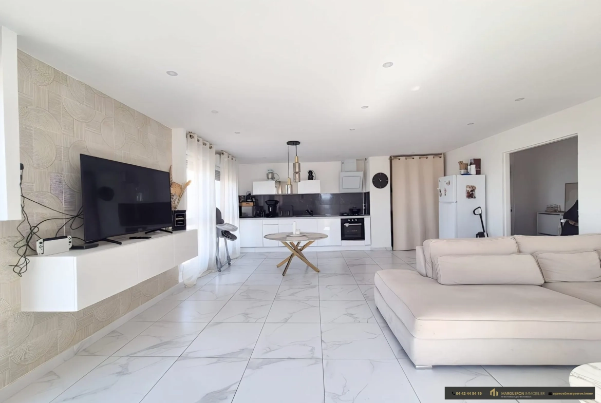Appartement 3 pièces à vendre à Port-de-Bouc – 70 m², parking, rénové 