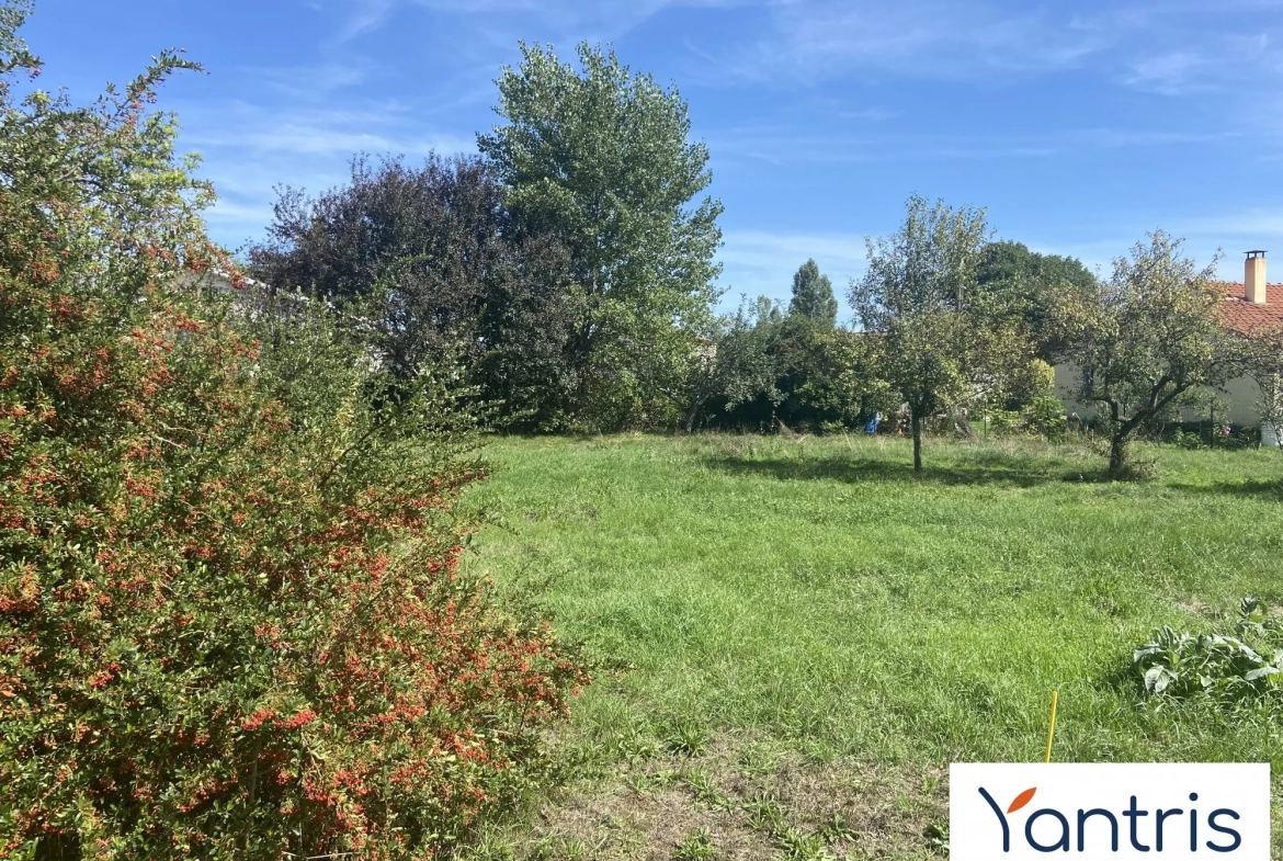 Terrain arboré à vendre à Eaunes de 890 m², environnement calme et proche des commodités 