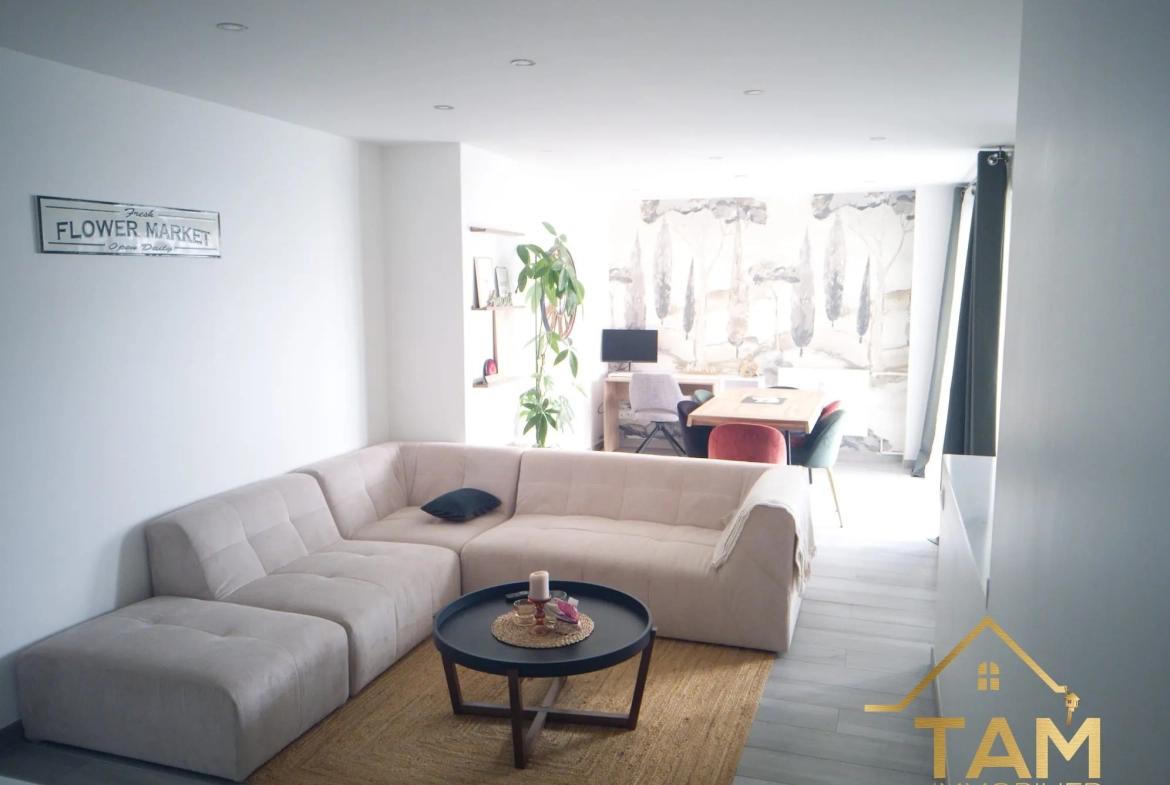 Appartement T3 lumineux avec balcon à Trappes, résidence sécurisée 