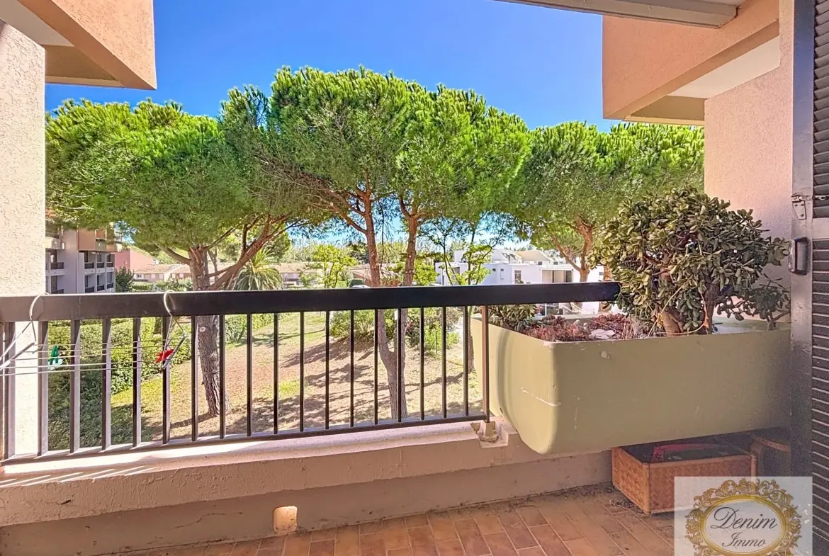 Appartement T1 rénové avec terrasse et parking près de la plage au Grau du Roi 