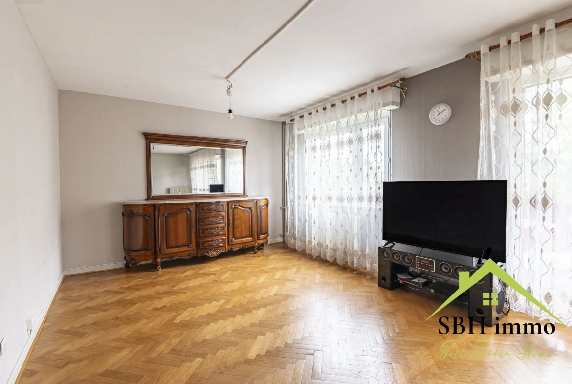 Appartement lumineux de 88 m² avec balcon à Lingolsheim 