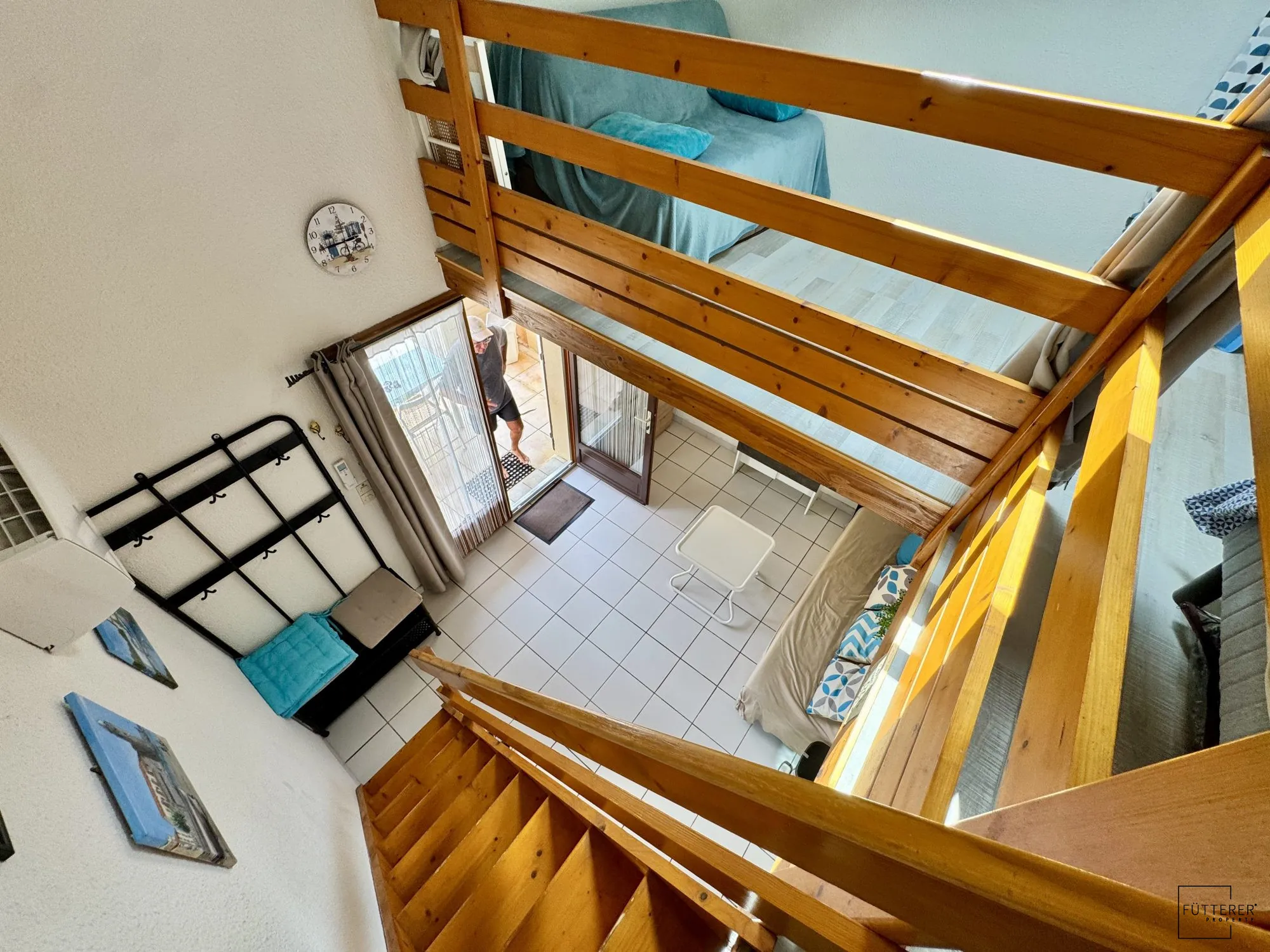 Pavillon 2 pièces avec mezzanine, vue mer, piscine, Narbonne-Plage 