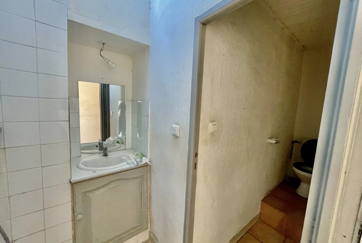 Studio à rénover de 24,53 m² avec terrasse au cœur d'Avignon 
