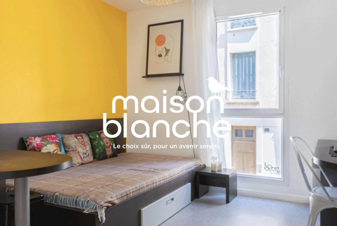 Investissez dans un appartement T1 meublé à Lyon en LMNP avec bail commercial sécurisé 