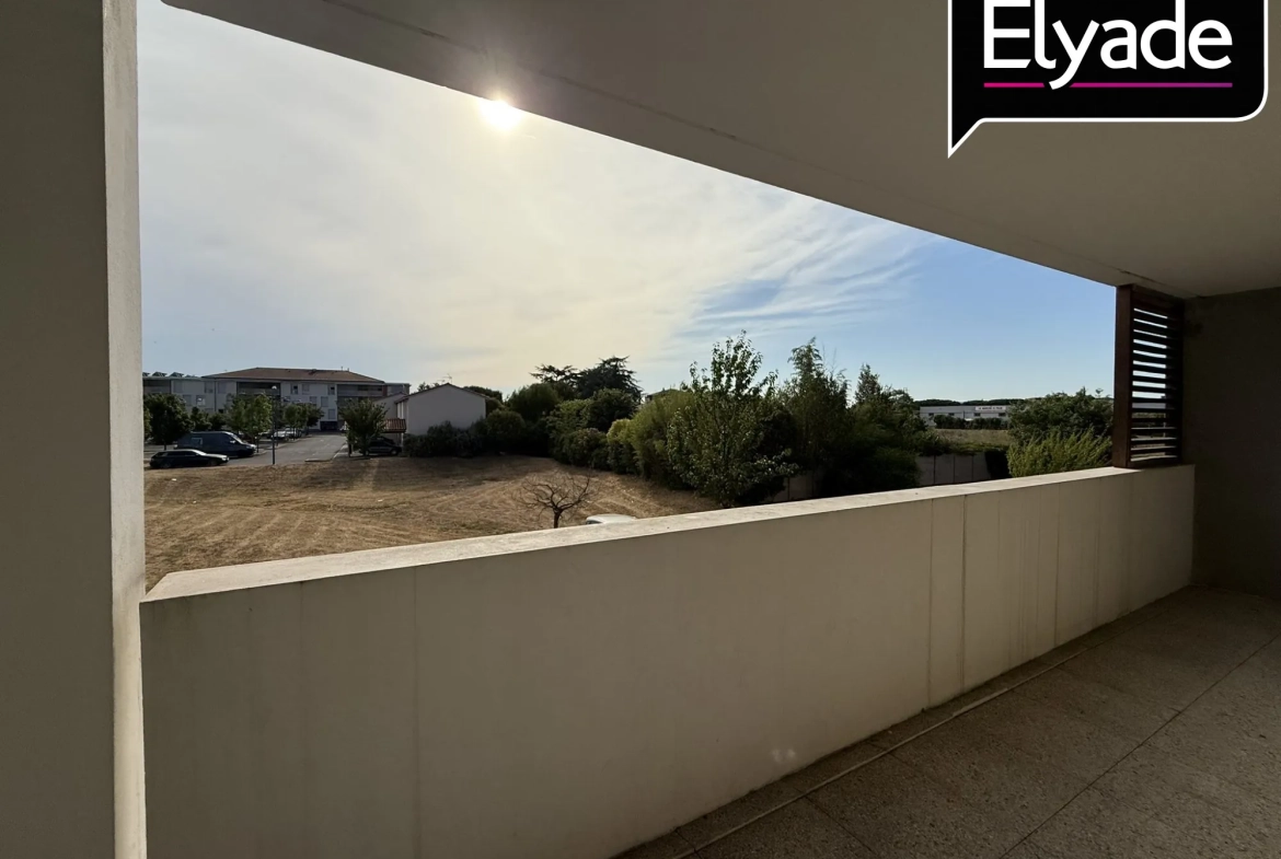 Appartement T2 de 40 m² à Launaguet avec balcon et parking 