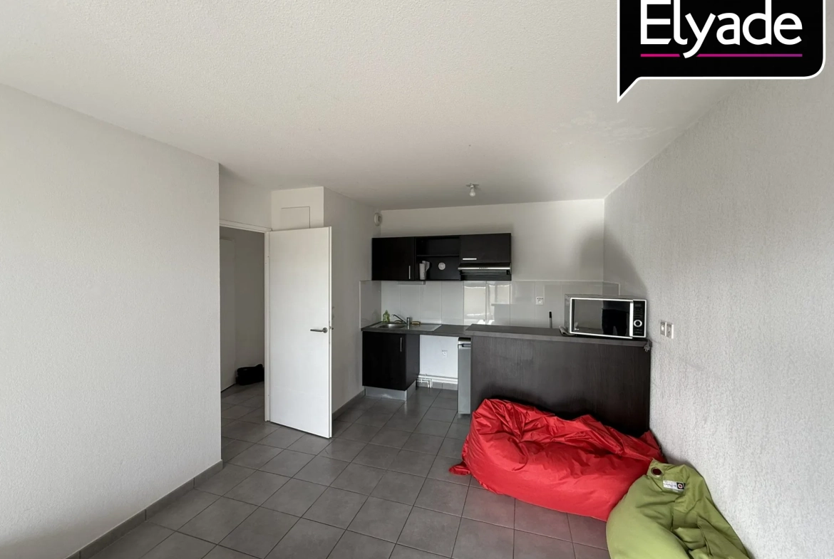 Appartement T2 de 40 m² à Launaguet avec balcon et parking 