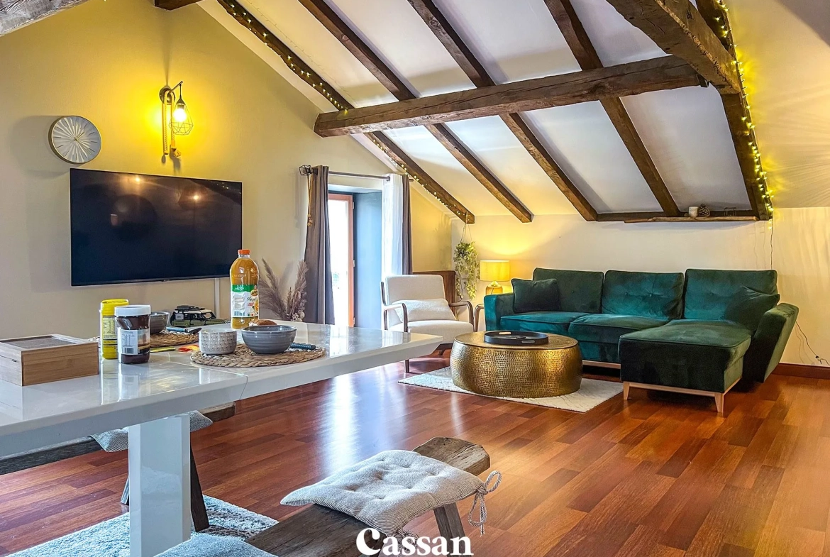 Charmant appartement 3 pièces avec charme ancien à Aurillac secteur Carmes 