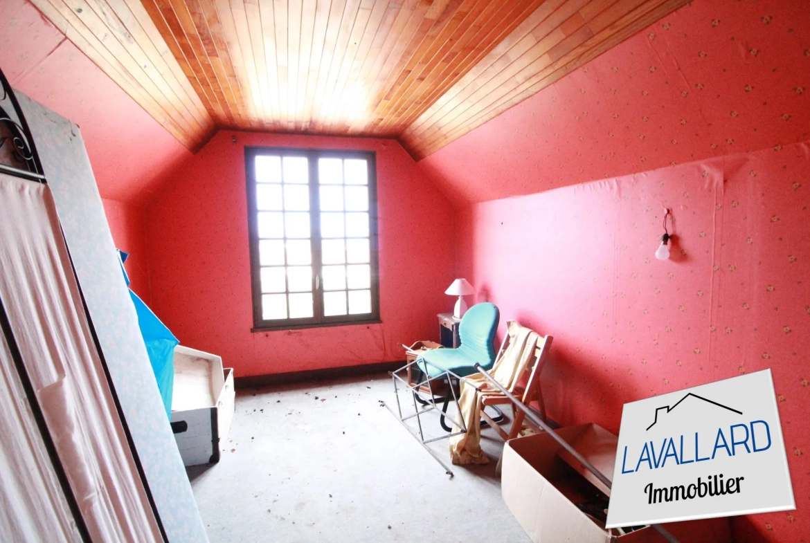 Maison à rénover à Hérissart – 92 m², terrain de 740 m², fort potentiel 