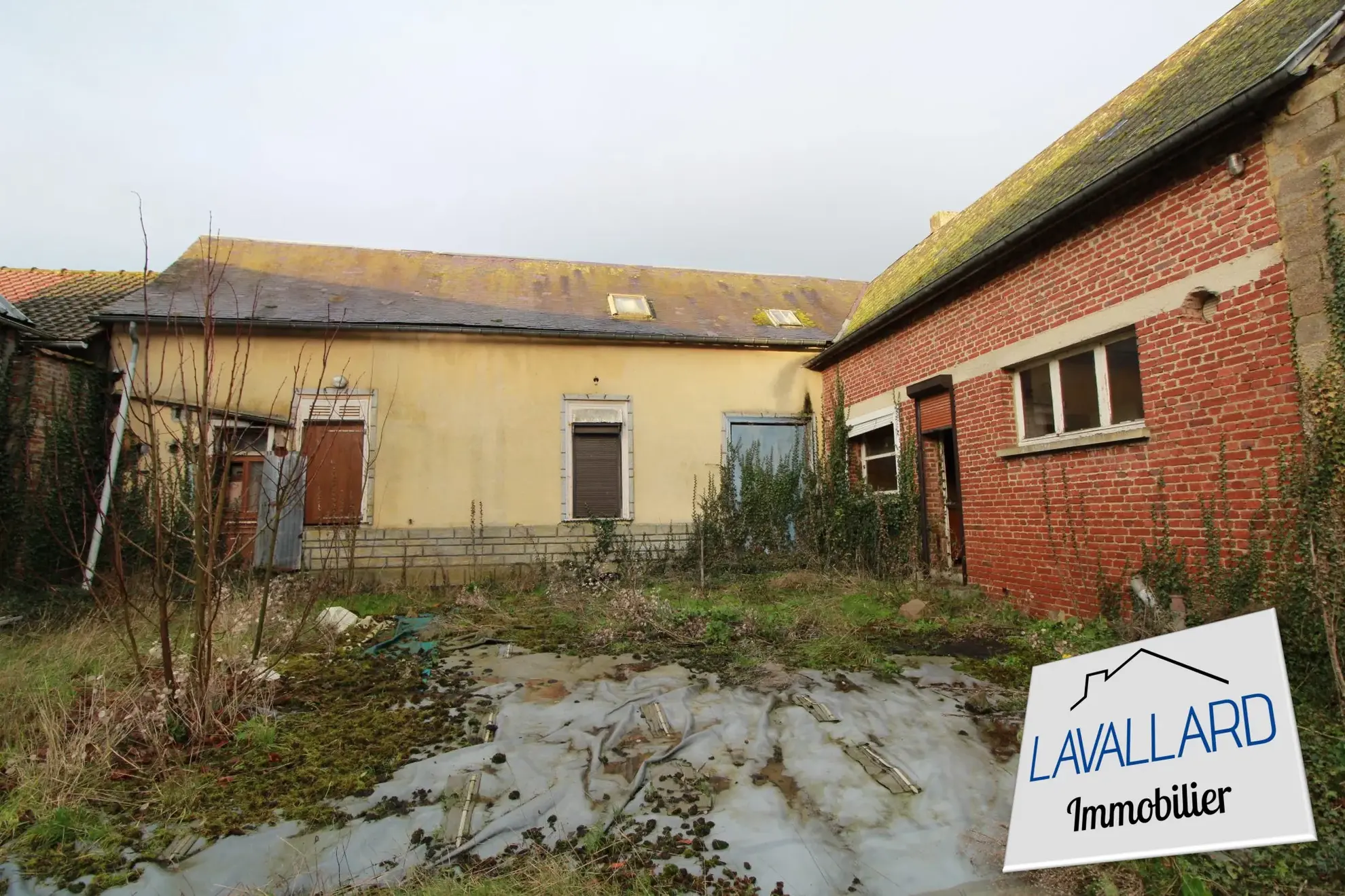 Maison à rénover à Hérissart – 92 m², terrain de 740 m², fort potentiel 
