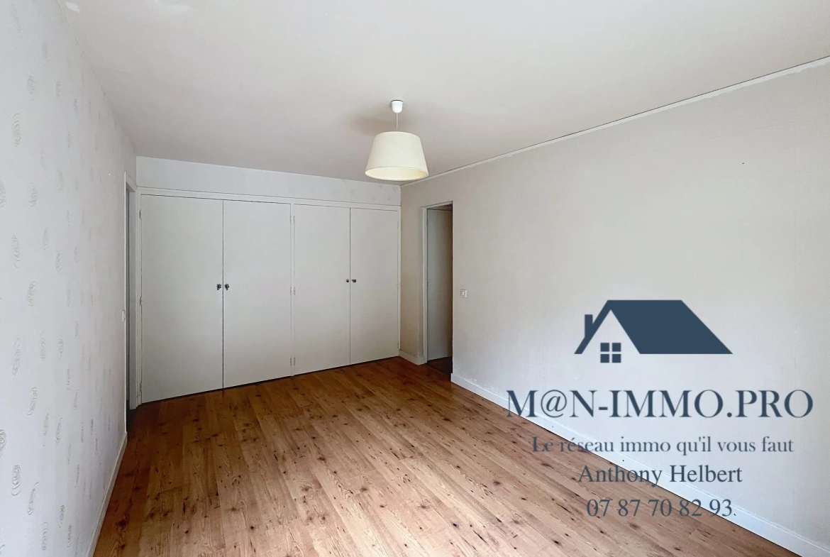 Appartement T3 rénové à vendre à Saint-Brieuc – 55,8 m² avec balcon et parking 