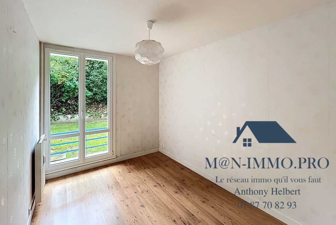 Appartement T3 rénové à vendre à Saint-Brieuc – 55,8 m² avec balcon et parking 