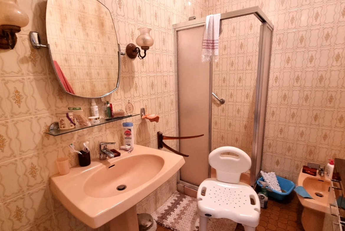 salle d'eau RDC Maison à vendre à Saint-Denis-de-Jouhet avec jardin et garage 