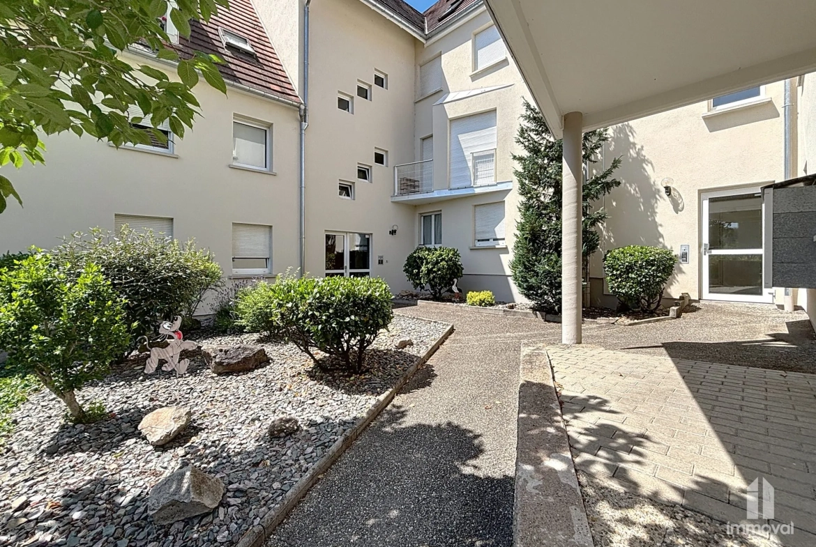 Appartement Duplex T3 à Wasselonne de 56,60 m² avec parking et cave 