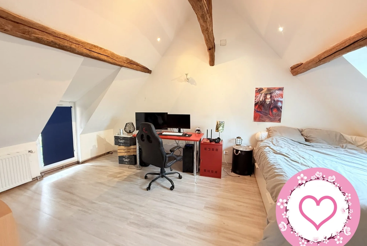 Maison à Dampierre-en-Burly avec 3 chambres, pièce lumineuse et jardin - Investissement ou résidence paisible 