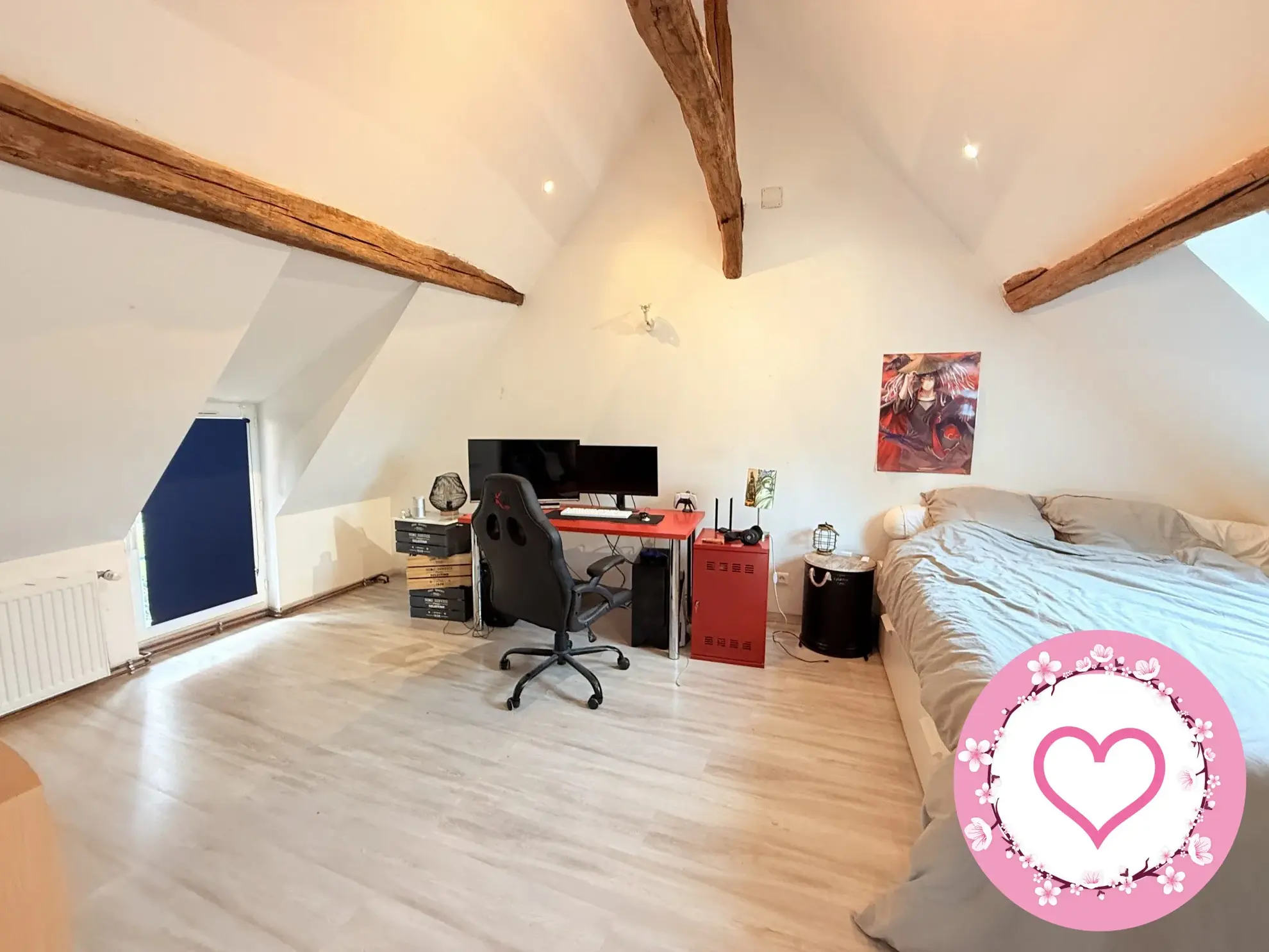 Maison à Dampierre-en-Burly avec 3 chambres, pièce lumineuse et jardin - Investissement ou résidence paisible 
