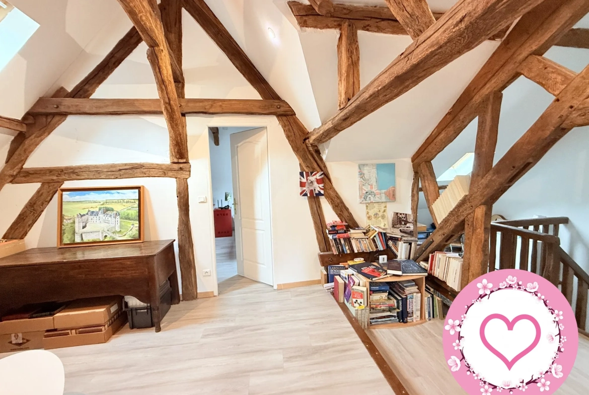 Maison à Dampierre-en-Burly avec 3 chambres, pièce lumineuse et jardin - Investissement ou résidence paisible 