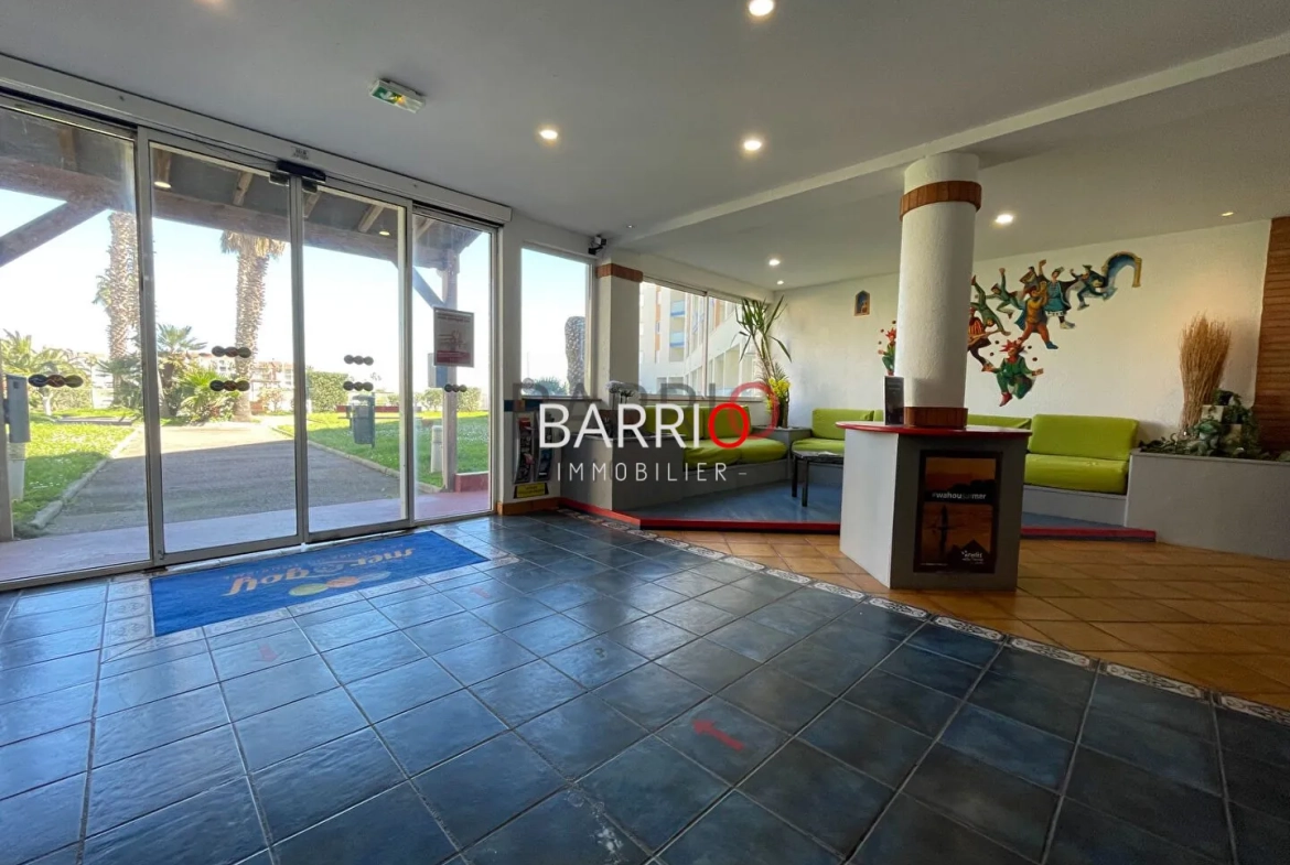 Appartement en port d'Argelès-sur-Mer avec vue, piscine et parking sécurisé 