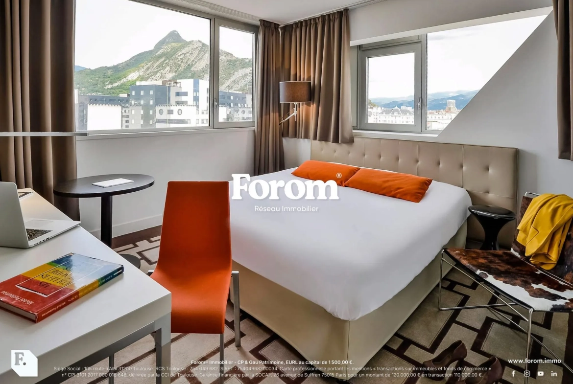 Appartement T1 à vendre à Grenoble avec gestion locative sécurisée et forte rentabilité 