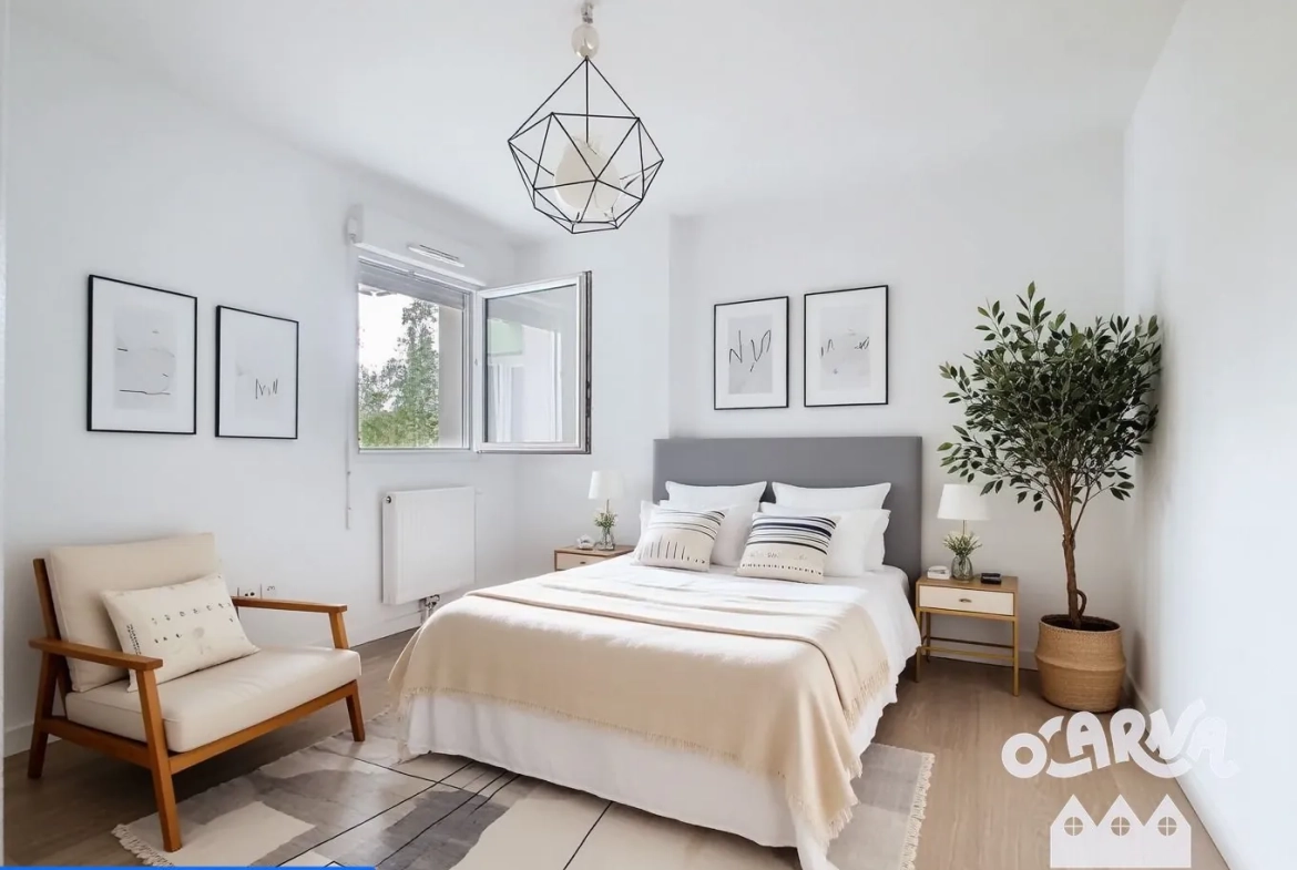 Appartement T2 de 45,34 m² avec terrasse et parking à Saint-André-Lez-Lille 