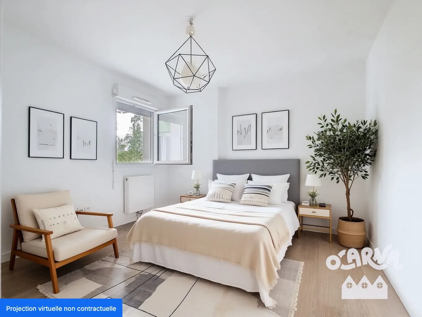 Appartement T2 de 45,34 m² avec terrasse et parking à Saint-André-Lez-Lille 