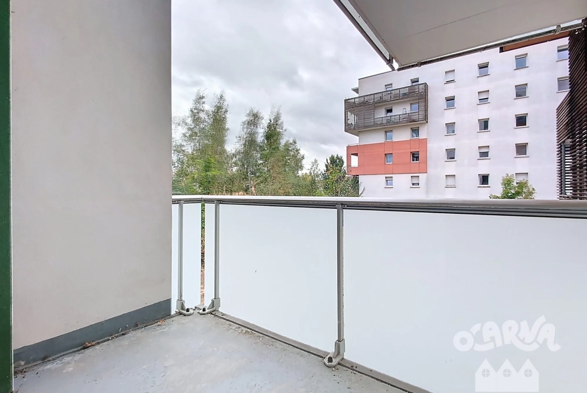 Appartement T2 de 45,34 m² avec terrasse et parking à Saint-André-Lez-Lille 