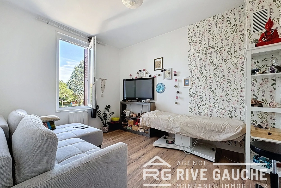 Maison rénovée de 54 m² à Saint-Rambert-d'Albon avec garage et jardin 
