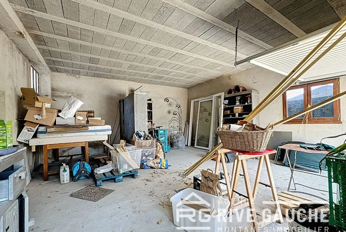 Maison rénovée de 54 m² à Saint-Rambert-d'Albon avec garage et jardin 