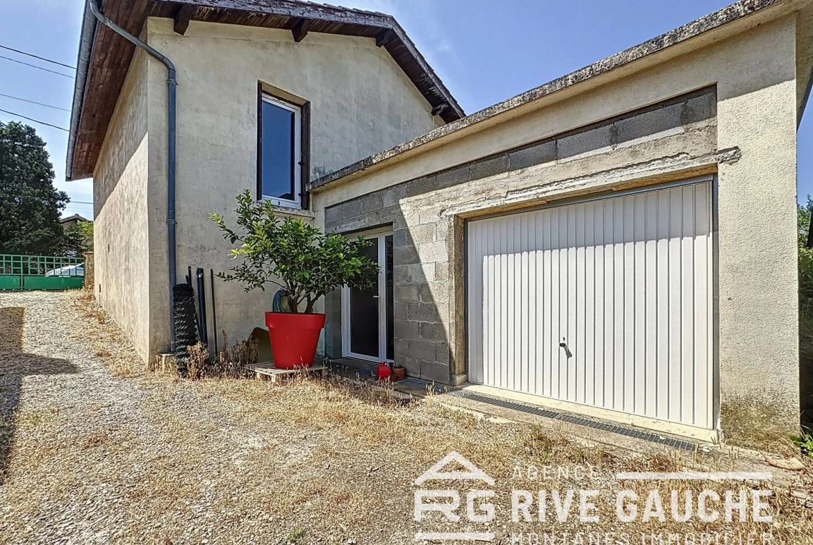 Maison rénovée de 54 m² à Saint-Rambert-d'Albon avec garage et jardin 