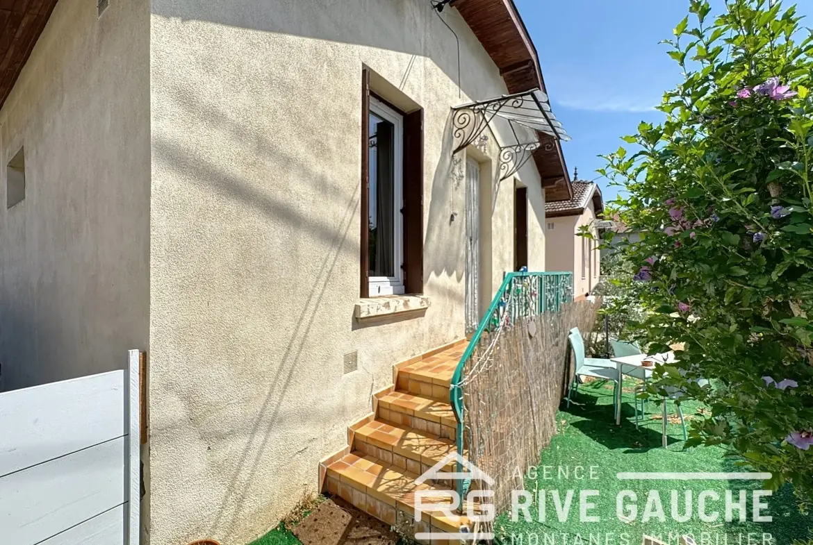 Maison rénovée de 54 m² à Saint-Rambert-d'Albon avec garage et jardin 