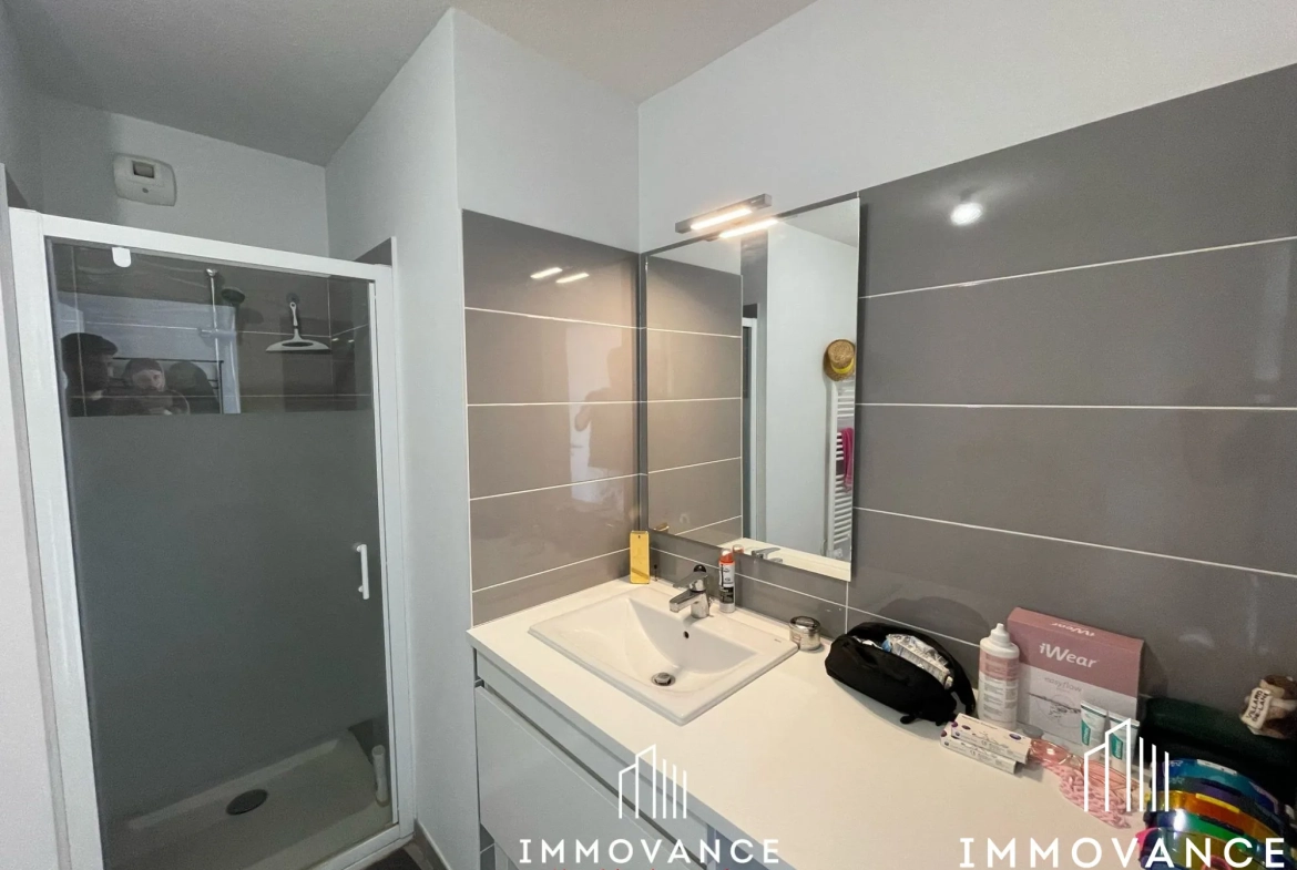 Studio de 25,64 m² avec terrasse à Montpellier dans le secteur des Grisettes 