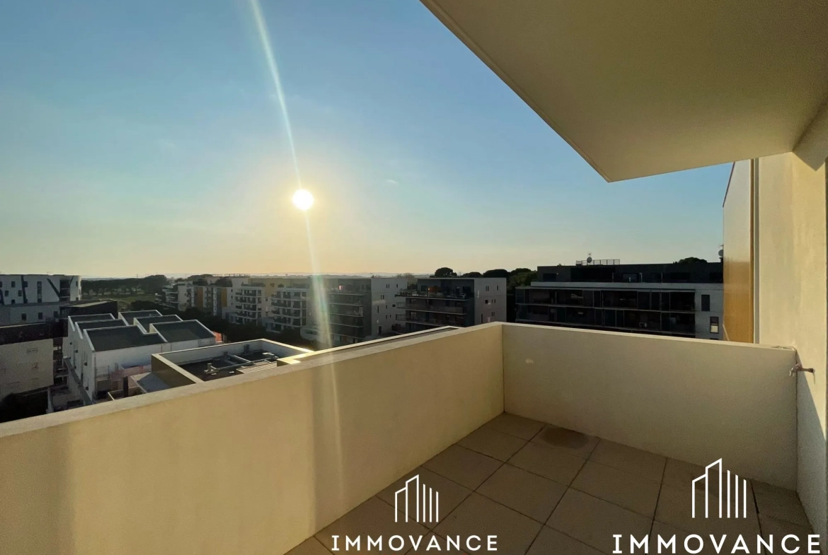 Studio de 25,64 m² avec terrasse à Montpellier dans le secteur des Grisettes 