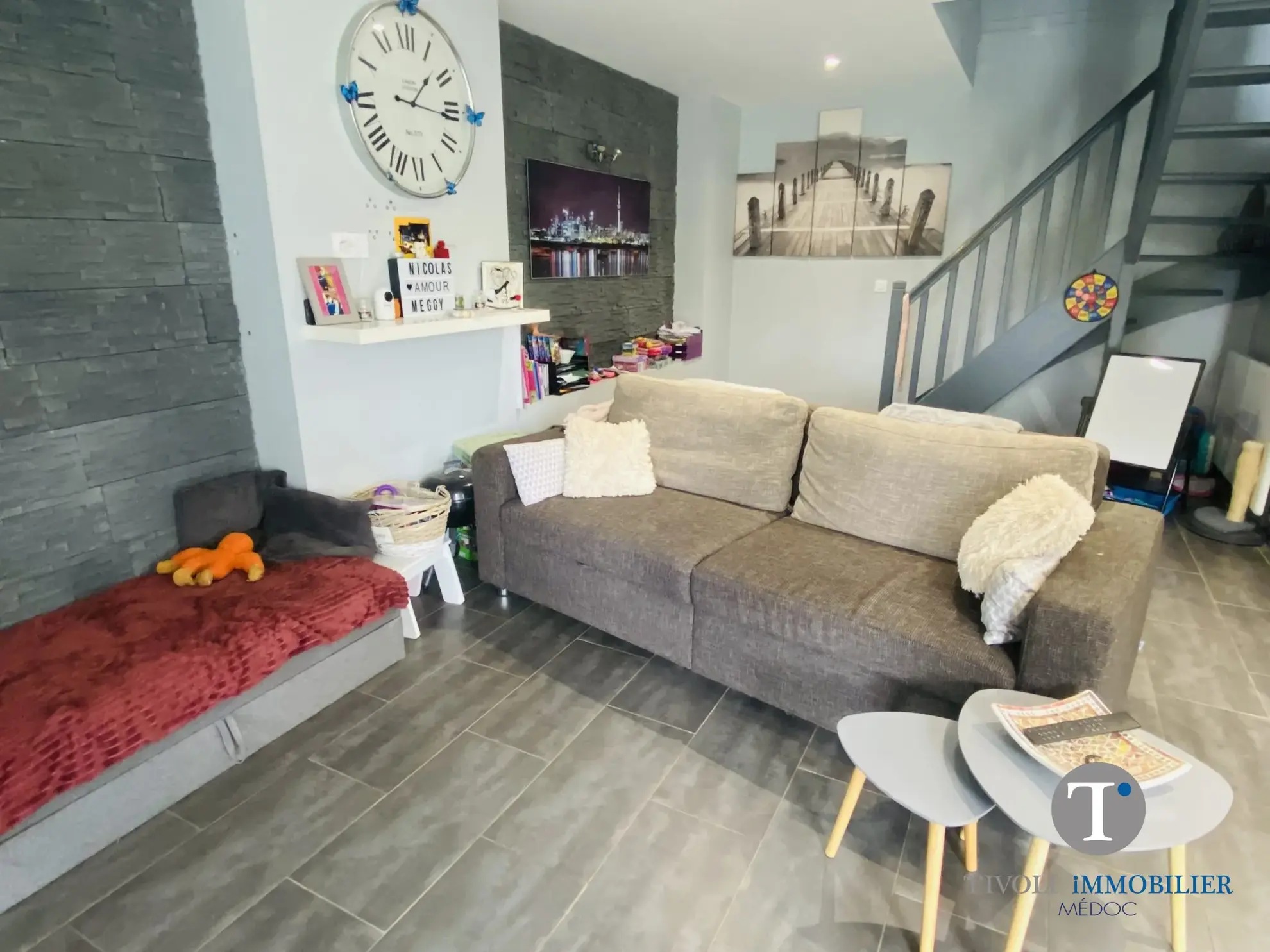 Charmante maison 3 chambres à Lesparre-Médoc avec jardin et pièce de vie spacieuse 