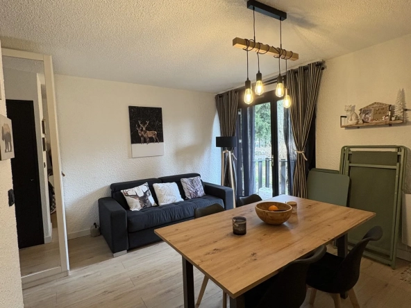 Pièce à vivre Studio en Rez-de-Chaussée à Montclar avec Balcon et Cave à Vendre
