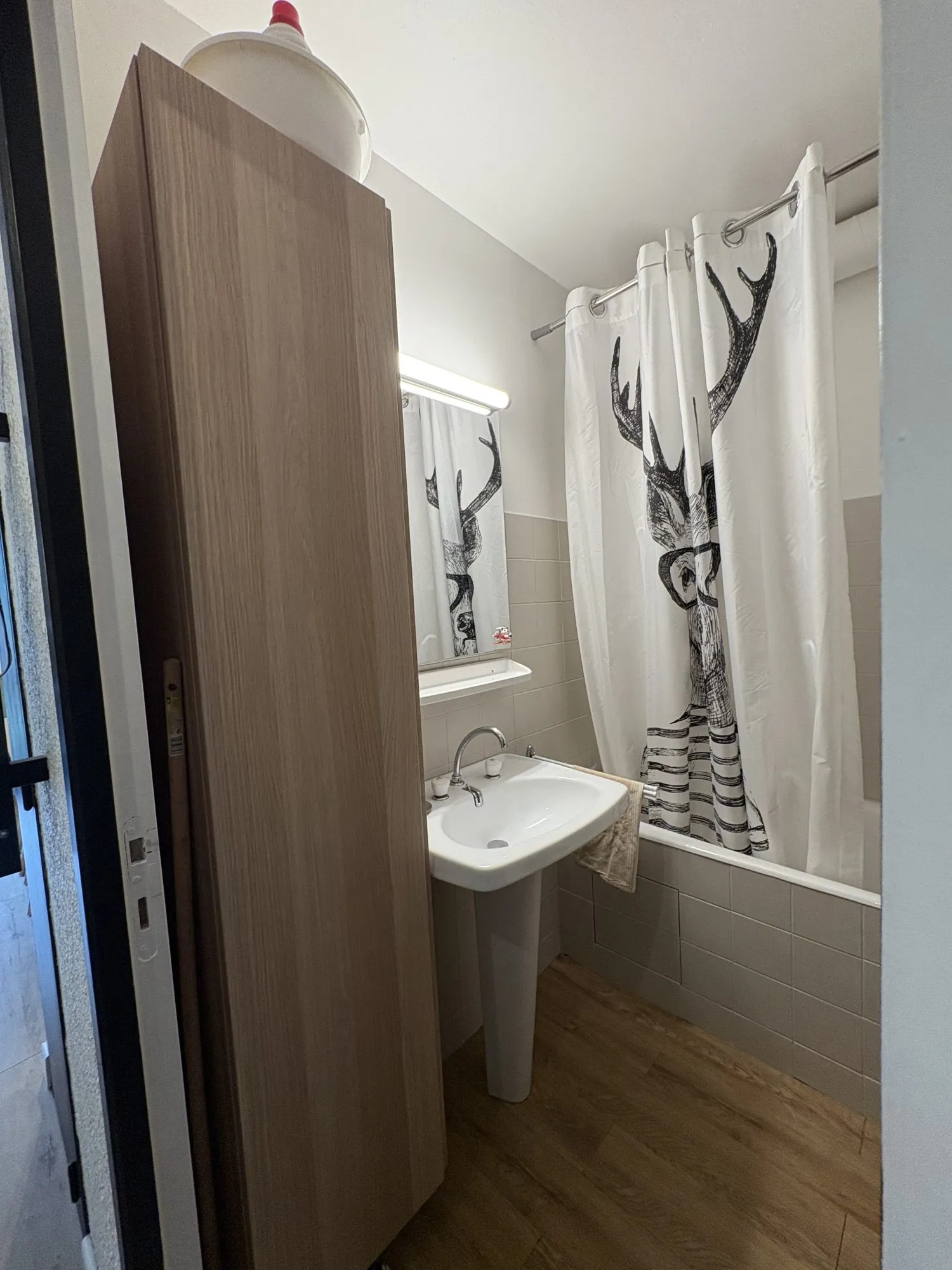 Salle de bain  Studio en Rez-de-Chaussée à Montclar avec Balcon et Cave à Vendre 