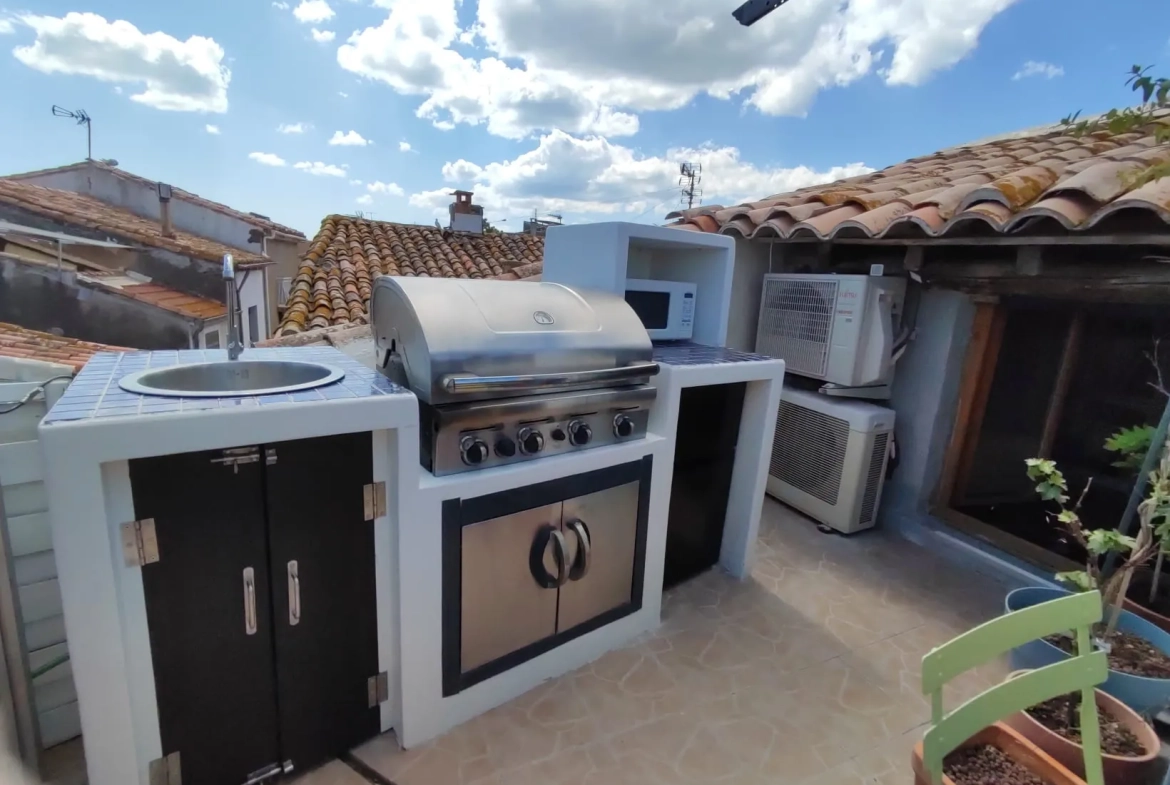 À vendre appartement T4 duplex de 79,84 m² avec terrasse à Agde 