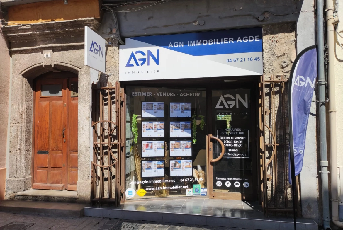 À vendre appartement T4 duplex de 79,84 m² avec terrasse à Agde 