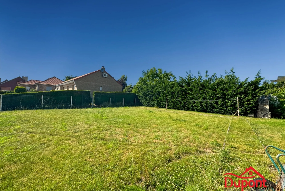 Terrain à vendre à Raillencourt – 460 m² dans un environnement calme et proche de toutes commodités 