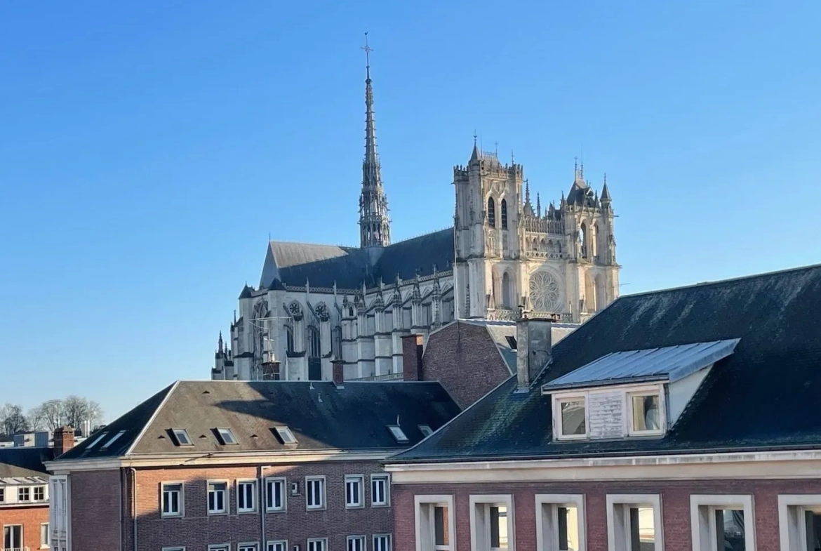 Appartement T2 esprit loft à Amiens avec rénovation récente et emplacement privilégié 