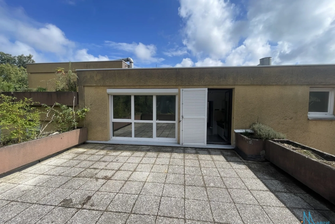 terrasse 35m² val druel t3 Appartement 2 chambres avec terrasse ensoleillée à Dieppe 