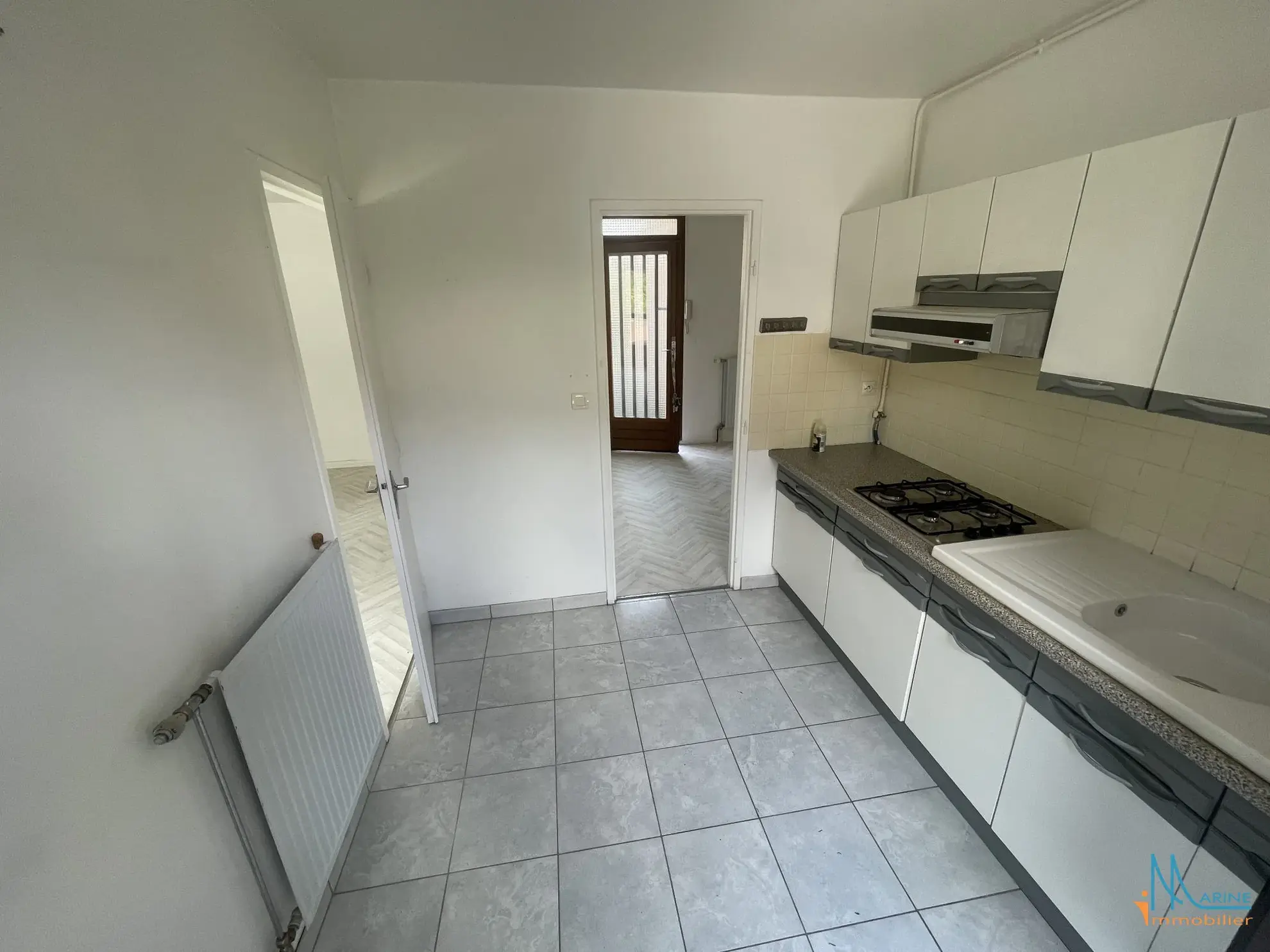 cuisine val druel t3 Appartement 2 chambres avec terrasse ensoleillée à Dieppe 